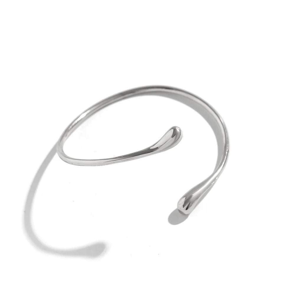 Vintage Adjustable Upper Arm Bracelet – Trendy Geometric Water Drop Bangle for Women