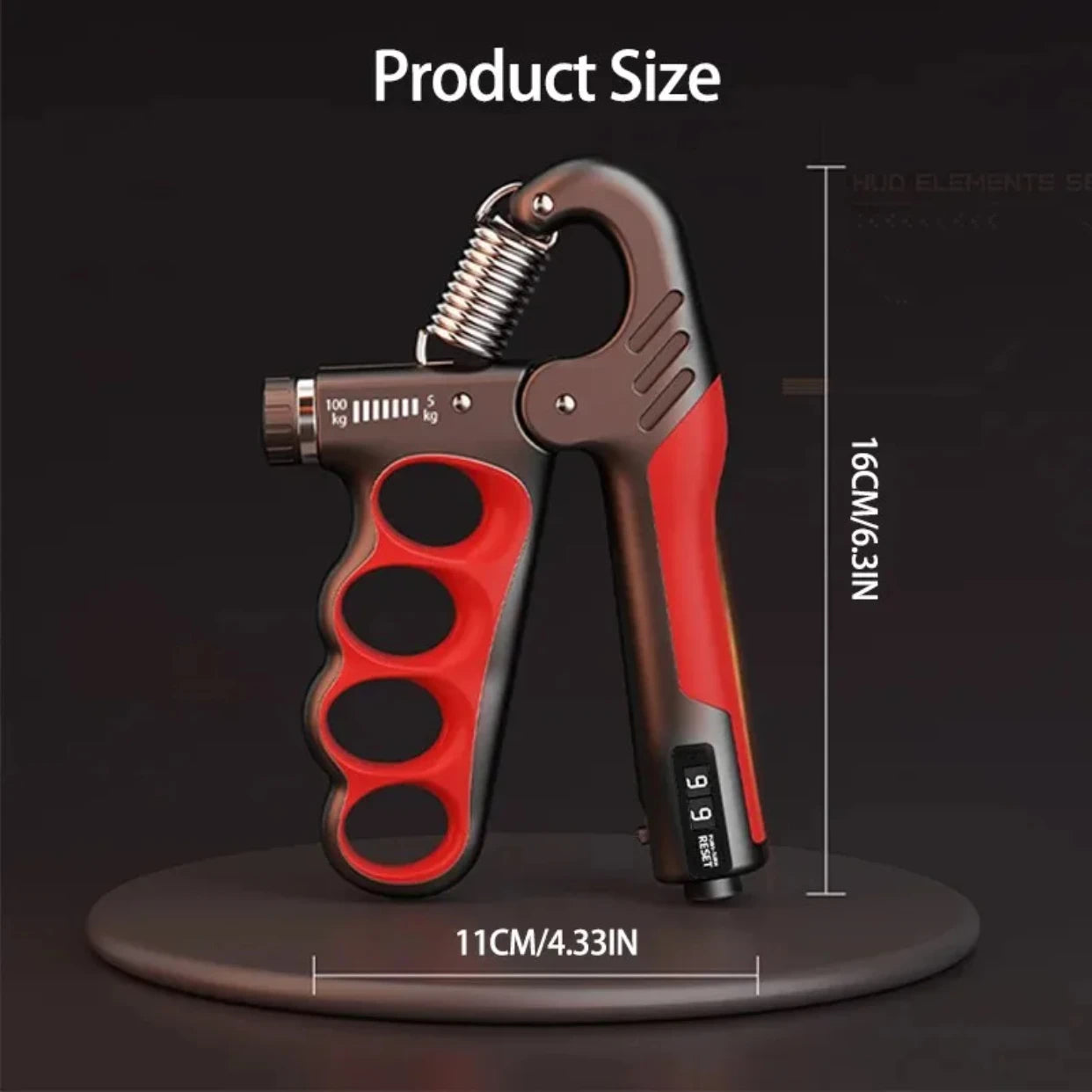 Lucentica® 5–100KG Adjustable Hand Strengthener Unleash Your Power. One Grip at a Time.
