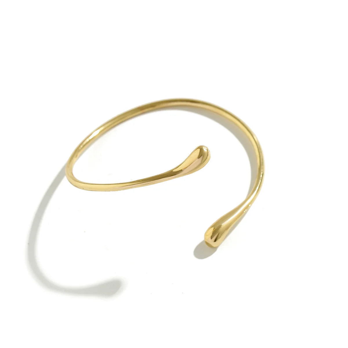 Vintage Adjustable Upper Arm Bracelet – Trendy Geometric Water Drop Bangle for Women