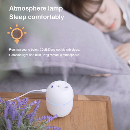 Portable USB Ultrasonic Aroma Humidifier & Diffuser