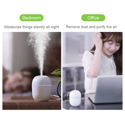 Portable USB Ultrasonic Aroma Humidifier & Diffuser