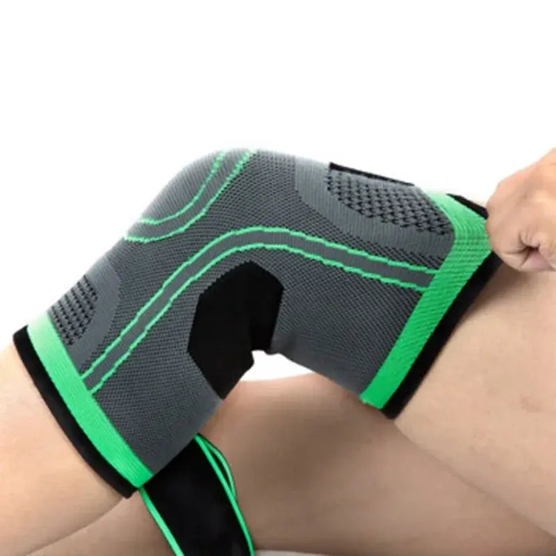 Adjustable Sports Knee Brace – Patella Stabilizer Support for Knee Pain Relief, Running, Hiking, Basketball & More